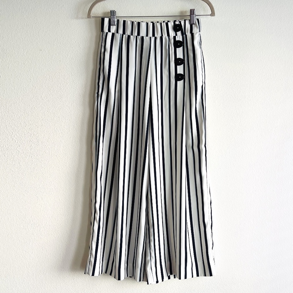 Zara Cropped Silky Pants